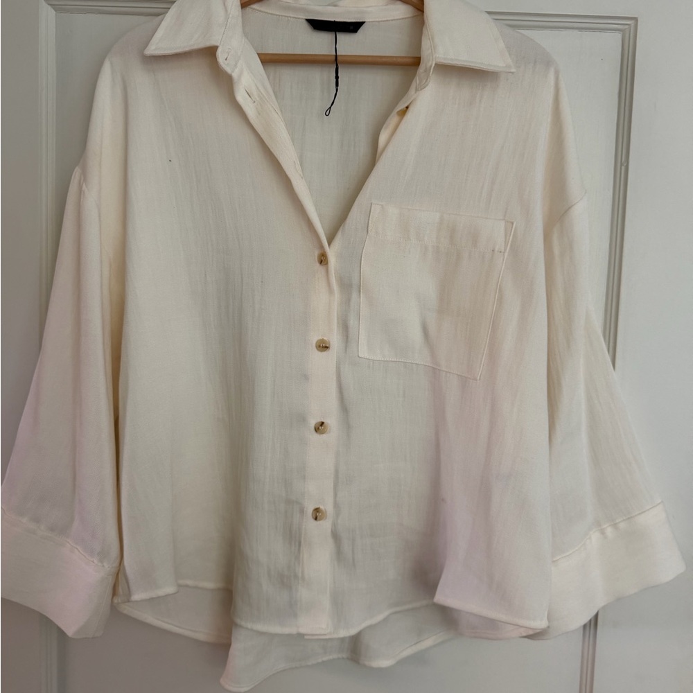 OVERSIZED WIDE SLEEVE SHIRT - Zara